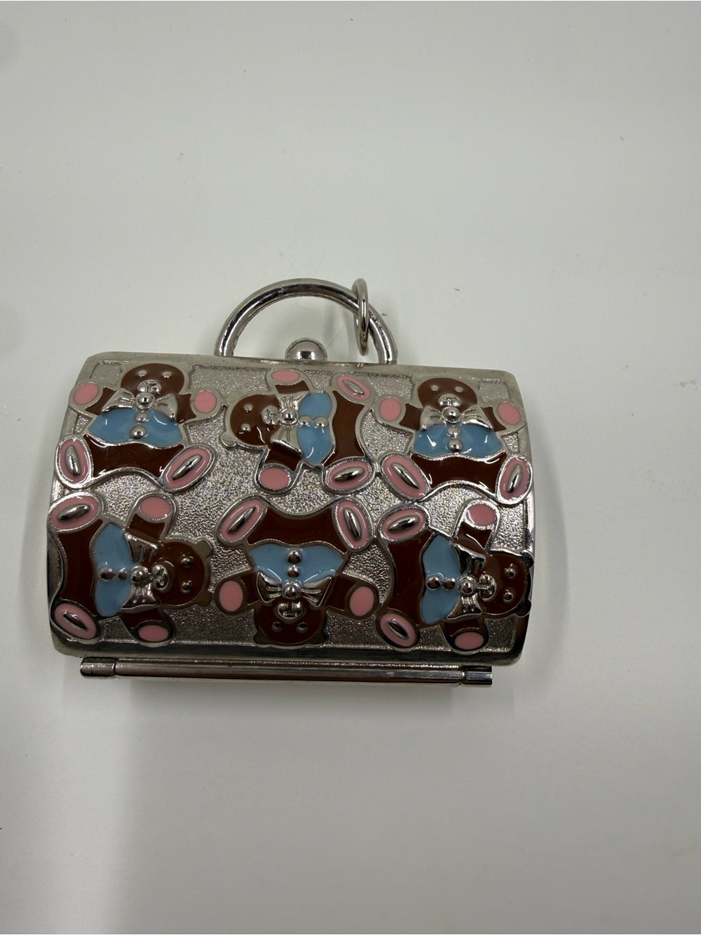 Judith Leiber Charm Bag For Neiman Marcus Silver Tone